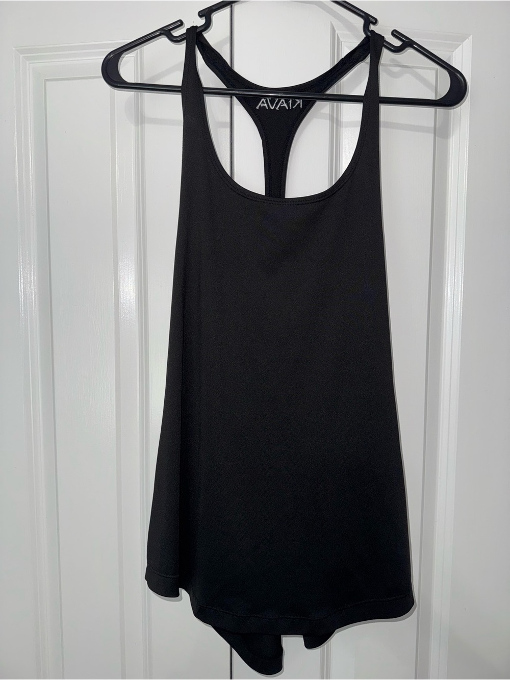 KIAVA Black Racerback Athletic Tank Top